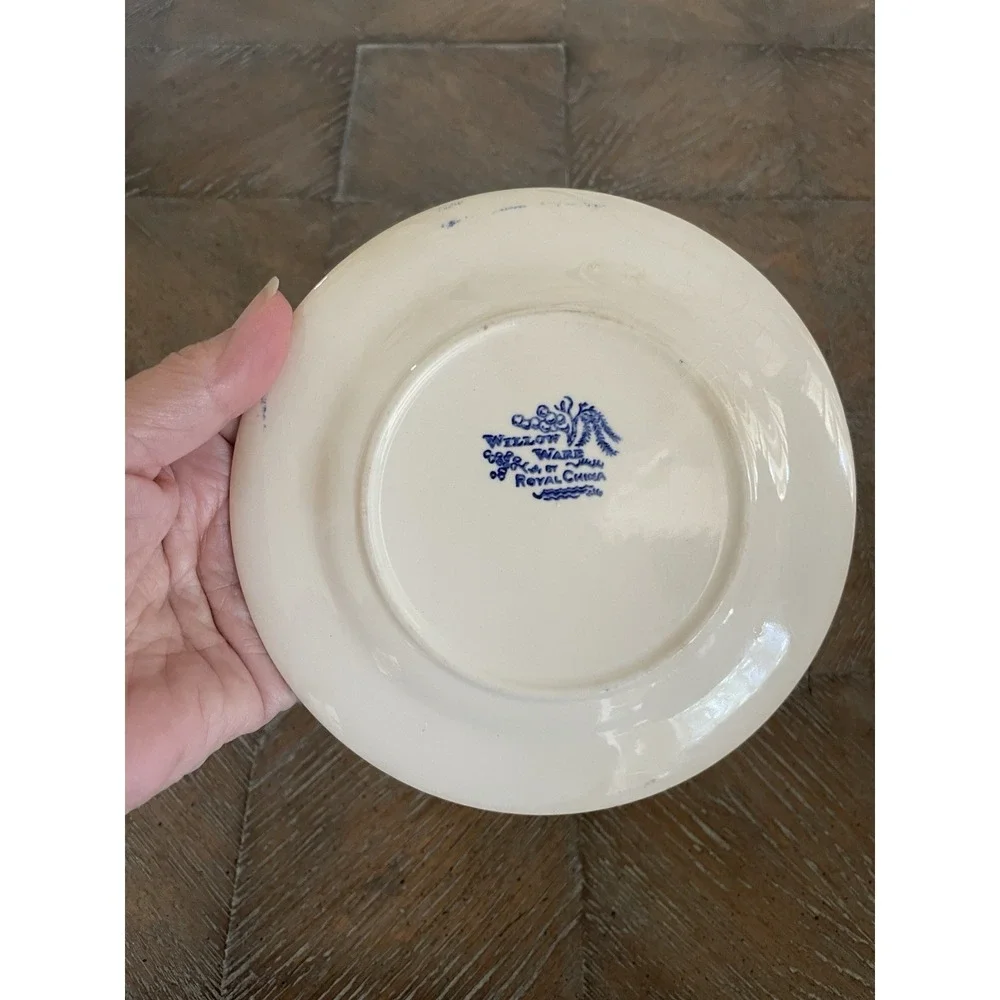 Vtg Willow Ware Blue Willow Transferware Bread & Butter Plate 6.25